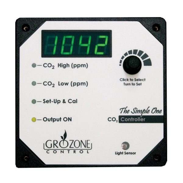GROZONE SC02 CONTRÔLEUR DE CO2 À 1 SORTIE 0-5000 PPM