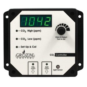 GROZONE CO2R CONTRÔLEUR DE CO2 À 2 SORTIES 0-5000 PPM