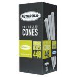Futurola Fatboy Size 120 / 30 White Pre-Rolled Cones