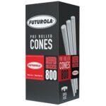 Futurola Reefer Size 98 / 26 White Pre-Rolled Cones