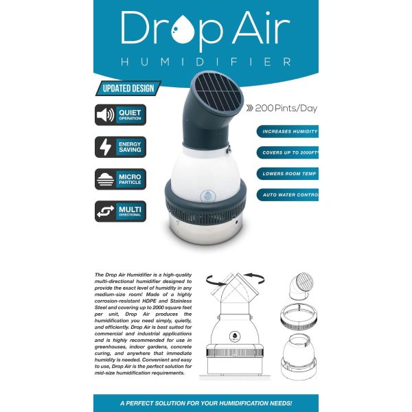 Drop Air Humidifier 200 Pints/Day