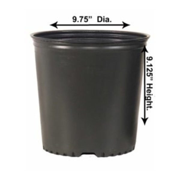 Haviland HP-200 Pot 2 Gal. 9.75'' x 9.12'' (140/Bundle)