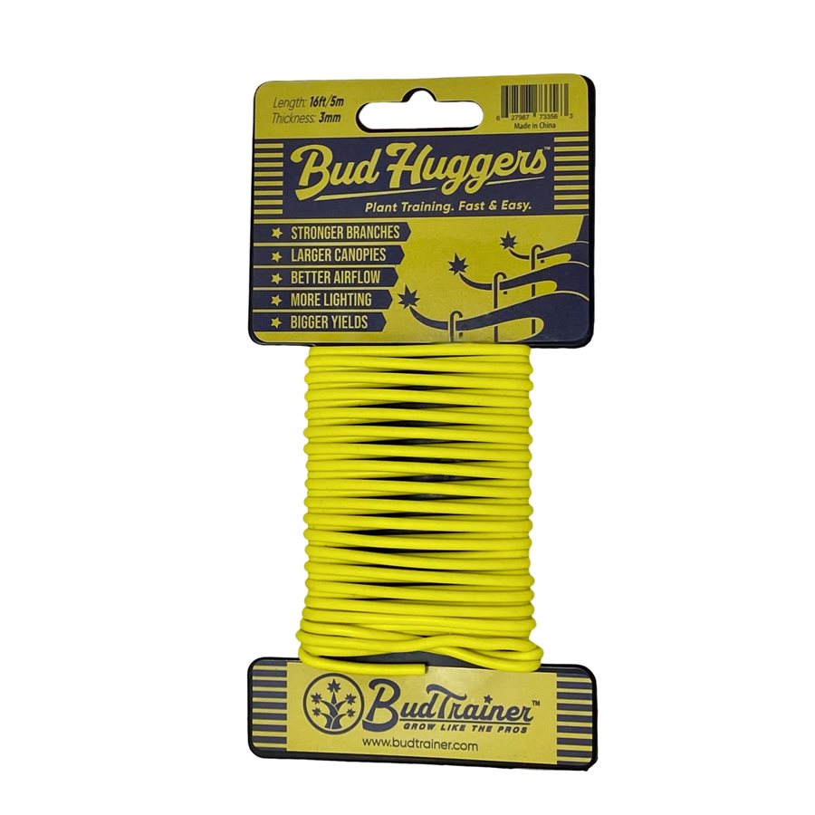 Budtrainer fil de jardin pour plantes 16' jaune