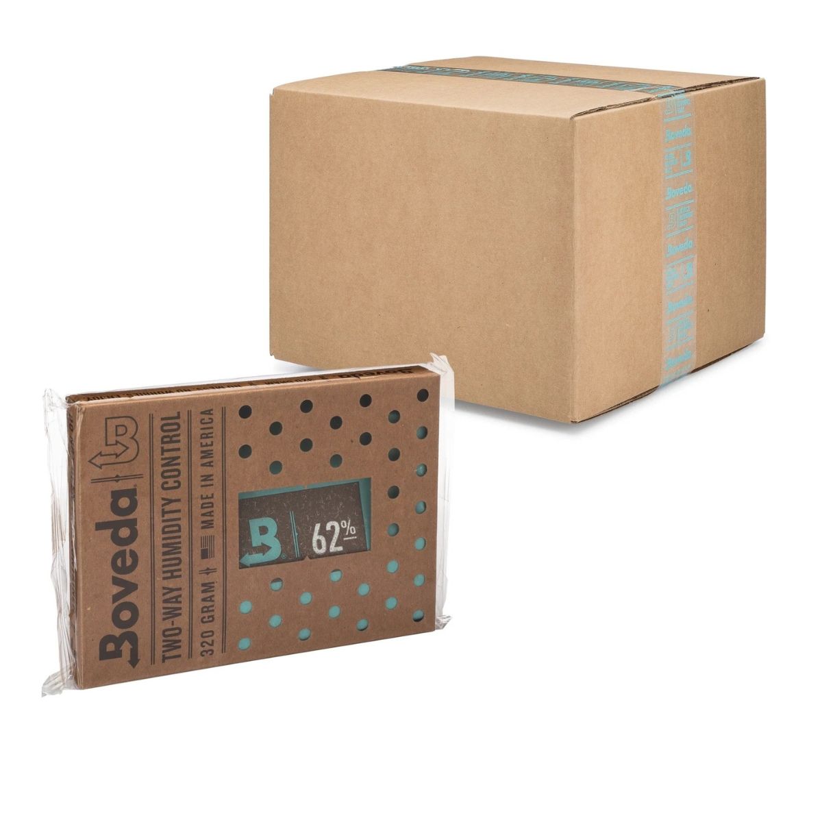 Boveda 62 % en vrac Mastercase 320 g emballé individuellement (24) Commande spéciale