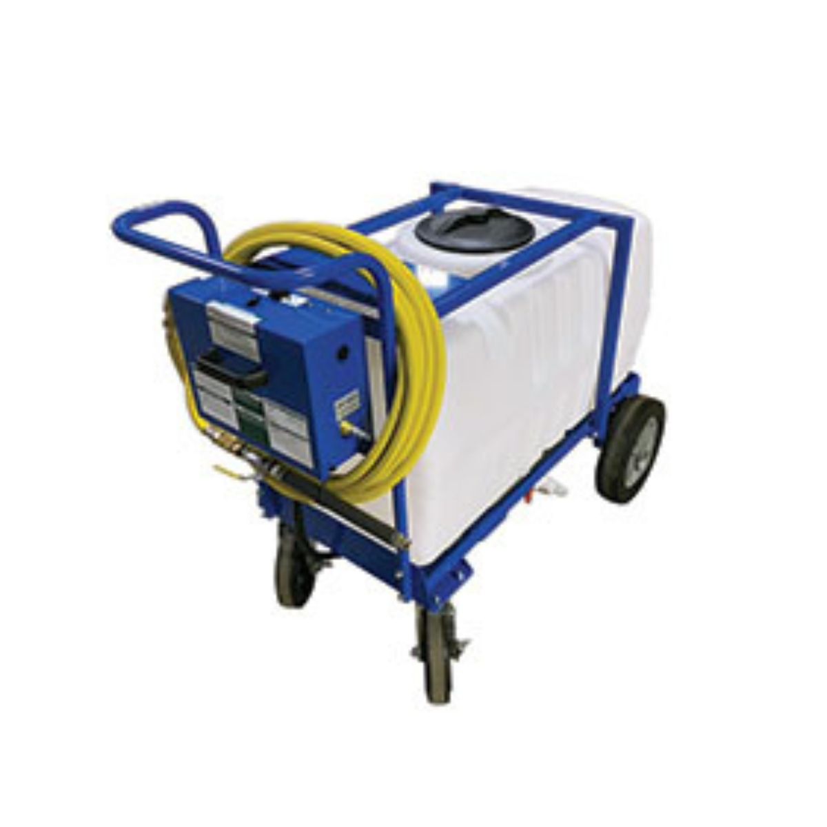 Dramm Mousseur à air alimenté par air Dramm avec réservoir de 50 gallons et tuyau de 75' Commande spéciale
