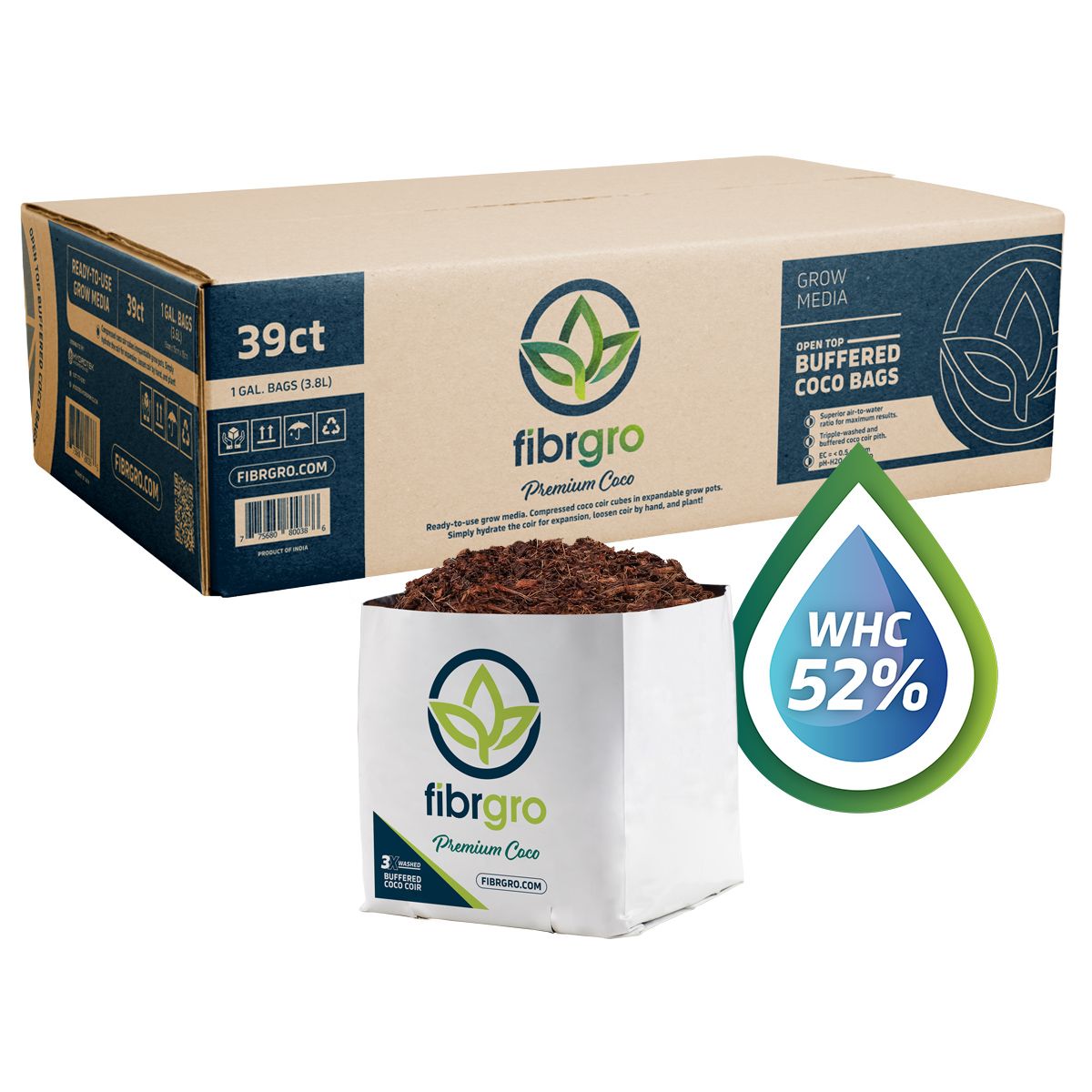 Fibrgro Sac de coco Fibrgro 1 Gal 52% WHC (39)