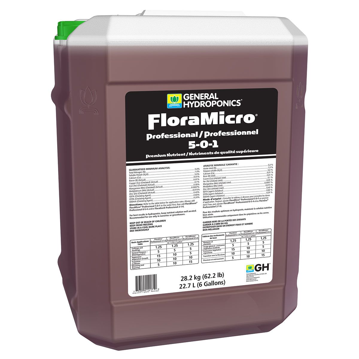 Engrais GH FloraMicro Pro 22.7L
