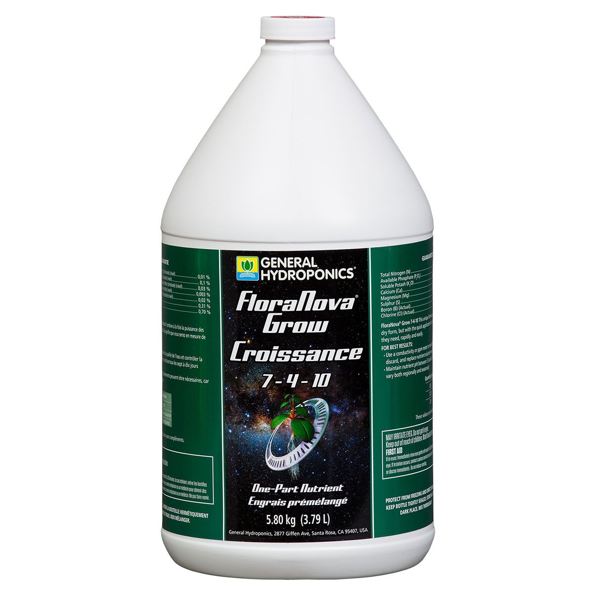 Engrais GH FloraNova Grow 3.78L
