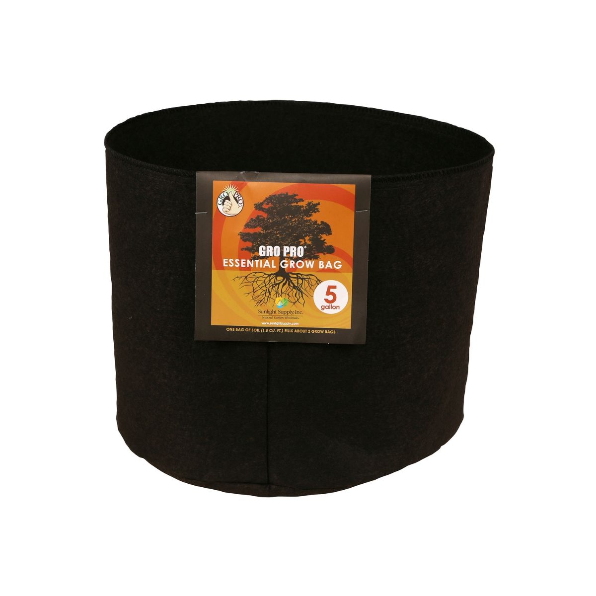 Grove Bags Pots ronds en tissu Essential 5 Gallon (90) Commande spéciale