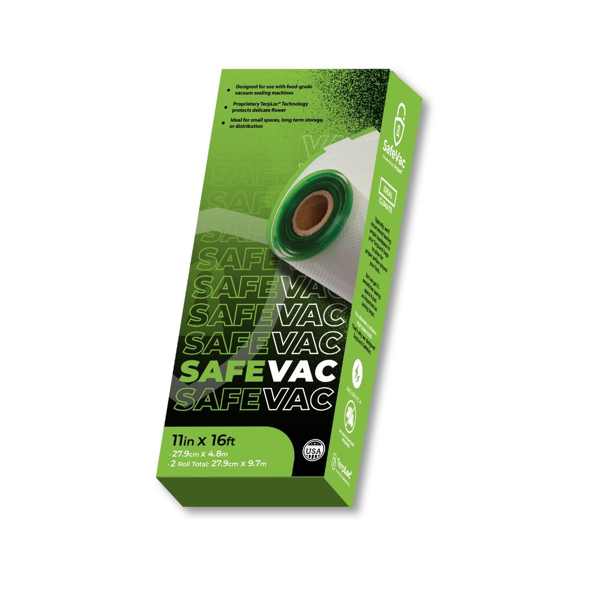 Grove Bags Rouleaux Grove Bags SafeVac Terploc 11″ (2)