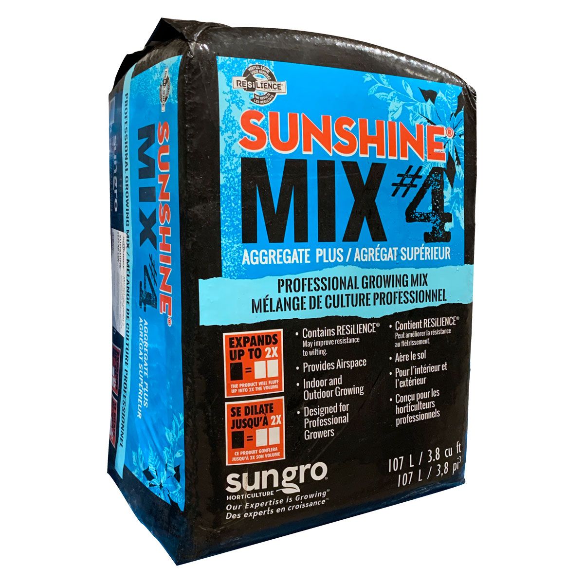Sunshine mix Tourbe de Sphaigne #4 3,8 pieds cubes