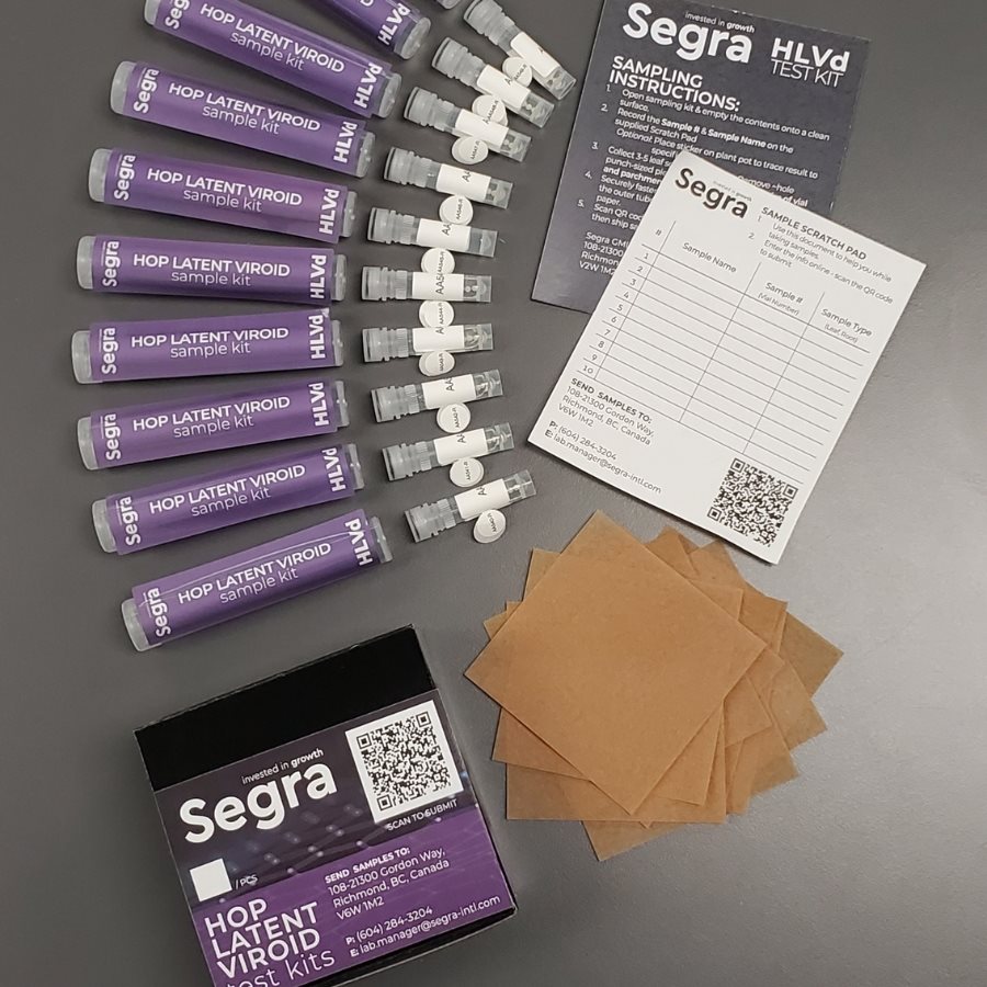 Segra kit de dépistage du viroïde latent du houblon (HLVD) (10)