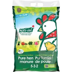 ACTI-SOL Engrais Pur fumier de poule séché et granulé 5-3-2, 450G