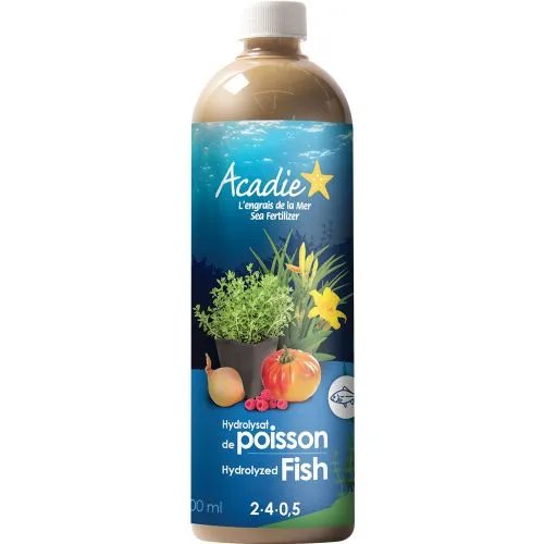 Hydrolysat de poisson Acadie 2-4-0.5 500 ml
