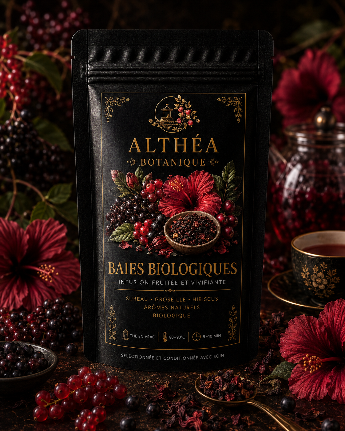 Thé de Baies biologiques 50G